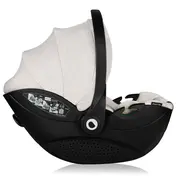 Scoica auto, Lionelo, Moxie, i-Size, 40-87 cm, Tetiera reglabila, intarita cu spuma de memorie, Carcasa ventilata, Din bambus, Protectie avansata, Conform cu R129, Bej BYNLO-MOXIE_I-SIZE_BEIGE_SAND