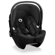 Scoica auto, Lionelo, Moxie, i-Size, 40-87 cm, Tetiera reglabila, intarita cu spuma de memorie, Carcasa ventilata, Din bambus, Protectie avansata, Conform cu R129, Negru BYNLO-MOXIE_I-SIZE_BLACK_CARBON