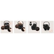Scoica auto, Lionelo, Moxie, i-Size, 40-87 cm, Tetiera reglabila, intarita cu spuma de memorie, Carcasa ventilata, Din bambus, Protectie avansata, Conform cu R129, Negru BYNLO-MOXIE_I-SIZE_BLACK_CARBON