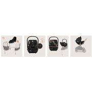 Scoica auto, Lionelo, Moxie, i-Size, 40-87 cm, Tetiera reglabila, intarita cu spuma de memorie, Carcasa ventilata, Din bambus, Protectie avansata, Conform cu R129, Negru BYNLO-MOXIE_I-SIZE_BLACK_CARBON