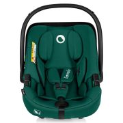 Scoica auto, Lionelo, i-Size Astrid, Include baza Isofix, 0-13 Kg, 40-87 cm, Cu maner si capotina reglabile, Cu protectie laterala avansata, Salteluta confortabila, Testat ADAC, Conform cu R129, Verde BYNLO-ASTRID_I-SIZE_GREEN+BASE_BLACK