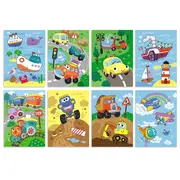 Set de colorat cu apa - vehicule