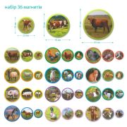 Set magneti montessori - animale de la ferma