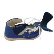 Sandale copii, Tahiti (Marime: 19, Culoare nappa: blu, Decor: Buline)