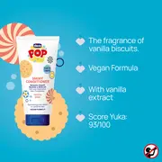 Balsam pentru un par stralucitor, Chicco POP cu aroma de prajitura cu vanilie, formula vegana, pentru copii si adolescenti, 150 ml CHC12374-9