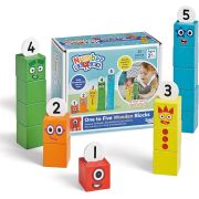 Cuburi din lemn numberblocks  - de la 1 la 5