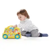 Jucarie bilingva interactiva Chicco autobuzul scolar, italiana-engleza, 9-36luni CHC1129700-1