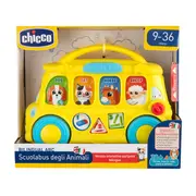 Jucarie bilingva interactiva Chicco autobuzul scolar, italiana-engleza, 9-36luni CHC1129700-1