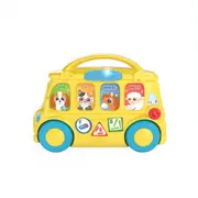 Jucarie bilingva interactiva Chicco autobuzul scolar, italiana-engleza, 9-36luni CHC1129700-1