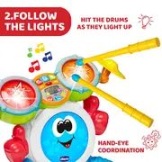 Jucarie muzicala Chicco Rocky tobosarul, 1-4ani CHC0982010-1