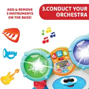 Jucarie muzicala Chicco Rocky tobosarul, 1-4ani CHC0982010-1