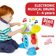 Jucarie muzicala Chicco Rocky tobosarul, 1-4ani CHC0982010-1