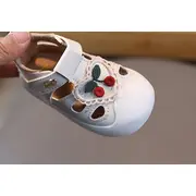 Pantofiori albi pentru fetite - cirese mb2025su61-2-de4