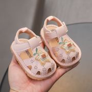 Sandalute roz cu piuitoare si steluta aplicata md2025su04-2-sa48