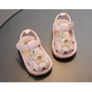 Sandalute roz cu piuitoare si steluta aplicata md2025su04-2-sa48