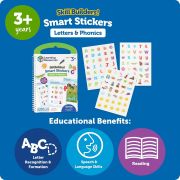 Set activitati educative cu abtibilduri  - litere si sunete (lb.engleza)