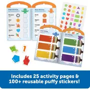 Set activitati educative cu abtibilduri - culori, numere si forme