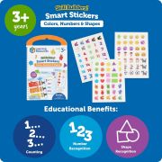 Set activitati educative cu abtibilduri - culori, numere si forme