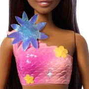 BARBIE PAPUSA SIRENA CU PAR BRUNET SI COADA ROZ VIVMTJDM73