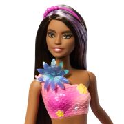 BARBIE PAPUSA SIRENA CU PAR BRUNET SI COADA ROZ VIVMTJDM73