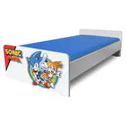 Pat Copii Economic Sonic 2-8 Ani Cu Saltea cu lana SafeNest Pc-p-mk-eco-son-70