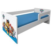 Pat Copii Paw Patrol Blue P1l 2-8 Ani Cu Paravane Detasabile/interschimbabile + Saltea Lux - Pc-p-lux-paw-bl-p1l-70