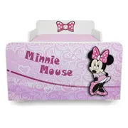 Pat fete Start Minnie 2-12 ani cu saltea SafeNest inclusa 160x80x6 cu lana PC-P-MOK-MIN-80