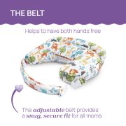 Perna alaptare Chicco Boppy Deluxe, Peaceful Jungle, 0luni+ CHC7991243-8