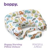 Perna alaptare Chicco Boppy Deluxe, Peaceful Jungle, 0luni+ CHC7991243-8
