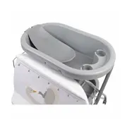 Cadita de baie, FreeON, Swan, Cu hamac pentru nou nascut si masa de infasat, Cu roti, Cu suport metalic, Conform cu standardul european de securitate EN 12221-1:2008+A1:2013, EN 17072:2018 BYN85789