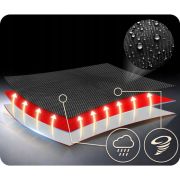 Leagan tip cuib pentru copii, dreptunghiular xxl, 110 x 70 cm, 150 kg, neo-sport 110501, rosu edeedi110501