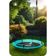 Leagan tip cuib pentru copii xxl, 100 cm, 150 kg, neo-sport 1082, turcoaz edeedi1082