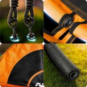 Leagan tip cuib pentru copii xxl, 100 cm, 150 kg, neo-sport 1084, portocaliu edeedi1084