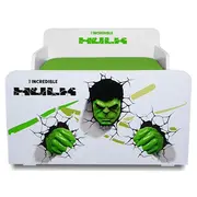 Pat Start Hulk  de Baieti intre 2 si 12 ani, include Saltea cu lana SafeNest 160x80x6 si sertar - PC-P-MK-HLK-SRT-80