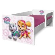 Pat Copii Paw Patrol Pink P1 2-12 Ani Cu Saltea Cu Lana, Protectie Laterala Detasabila - Pc-p-mk--paw-pnk-p1-80
