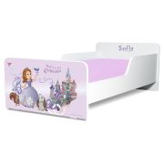Pat Copii Sofia 2-8 Ani + Saltea 140x70x12 Cm + Husa Impermeabila - Pc-pch-pro-str-sof-70
