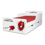 Pat pentru Baieti 2-12 ani Start Spiderman, varianta cu sertar inclus - PC-P-SPM-SRT-80