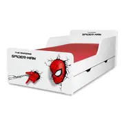 Pat pentru Baieti 2-12 ani Start Spiderman, varianta cu sertar inclus - PC-P-SPM-SRT-80