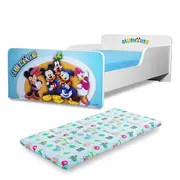 Pat copii Start ClubHouse Baieti 2-12 ani cu saltea cu lana inclusa - PC-P-MOK-CHB-80