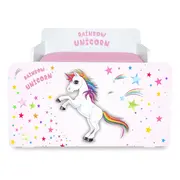 Pat pentru Fete 2-12 ani Start Unicorn cu sertar si saltea 160x80cm inclusa  - PC-P-MK-UNC-SRT-80