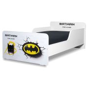 Pat Start Batman 2-8 Ani + Saltea 140x70x12 Cm + Husa Impermeabila - Pc-pch-pro-str-btm-70