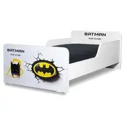 Pachet Promo Pat Baieti 2-12 ani Start Batman cu saltea SmartNest cu lana 160x80 si husa impermeabila incluse - PC-PCH-PRO-STR-BTM-70