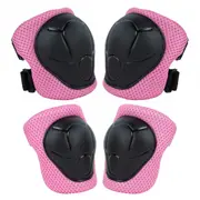 Set De Protectie Kidwell Trix, Genunchiere, Cotiere Si Palme, Marime M, 25-50 Kg, Pink Pjbzeoctri02a2