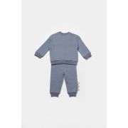 Set bluzita cu pantalon Dino, indigo, BabyCosy, 100%bumbac (Marime: 3-6 Luni) JEMBC-CSY2016-3