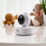 Video monitor digital pentru bebelusi cu camera rotativa si urmarire inteligenta a miscarii, REER BabyCam XL 80440