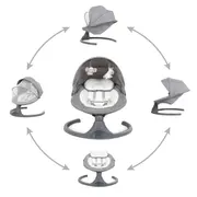 Balansoar Leagan Electric 2 In 1, Bluetooth, Plasa Insecte,  Luxi Dark Melange Pjbbuellux01a1