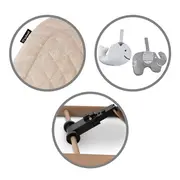 Balansoar Pentru Copii Kidwell Laro Full - Beige Wooden Pjblebular01a8