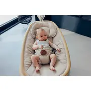 Balansoar si sezlong, Lionelo, Olivia, 2 in 1, Electric, Cu leganare 3D, 5 moduri de balansare in mai multe directii, Cu 13 melodii, Scaun pivotant la 180 grade, Reglabil, Cu arcada jucarii, Bej BYNLO-OLIVIA_BEIGE_NATURAL