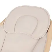 Balansoar si sezlong, Lionelo, Olivia, 2 in 1, Electric, Cu leganare 3D, 5 moduri de balansare in mai multe directii, Cu 13 melodii, Scaun pivotant la 180 grade, Reglabil, Cu arcada jucarii, Bej BYNLO-OLIVIA_BEIGE_NATURAL