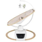 Balansoar si sezlong, Lionelo, Olivia, 2 in 1, Electric, Cu leganare 3D, 5 moduri de balansare in mai multe directii, Cu 13 melodii, Scaun pivotant la 180 grade, Reglabil, Cu arcada jucarii, Bej BYNLO-OLIVIA_BEIGE_NATURAL